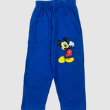 Blue Mickey Print Kids Lounge Pant Unisex