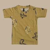 Dino Sketch Print Kids T-Shirt
