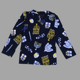 Happy Holiday Full Sleeve Kids Co-ord Set (Unisex) - Pant with Single Side Packet