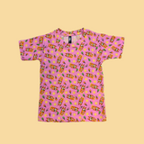 Ice Bluey Kids Coords (Unisex) - Half Sleeve T-Shirt and Full Pant