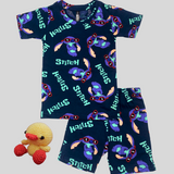 Lilo Stitch Kids Shorts Coord Set (Unisex) - Shorts with Single Side Packet