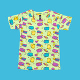 Space Pusheen Kids Shorts Coord Set (Unisex) - Shorts with Single Side Packet