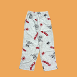 Grey Spiderman Full Sleeve Kids Co-ord Set (Unisex) - Pant with Single Side Packet