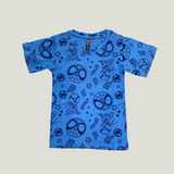 Spidey Print Half Sleeve Kids Coords (Unisex) - Half Sleeve T-Shirt and Full Pant