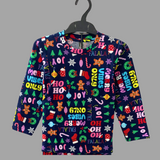 Merry Vibes Kids Coord Set (Unisex) - Full Sleeve T-Shirt and Full Pant