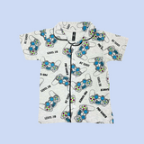 Pro Gamer Print Kids Night Suit - Half Sleeve Shirt and Full Pant
