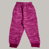 Pink Zebra Print Kids Sweatshirt and Joggers Set (Unisex)