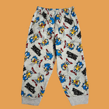 Grey Sonic Hedhog Print Kids Sweatshirt and Joggers Set (Unisex)