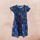 Blue Diamond | Girls Frock