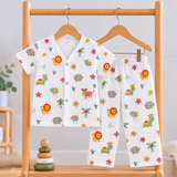 Muslin Half Sleeve Pant Coords - Lil Simba (Preorder - Dispatch from 3-10-26)