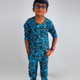 Camp Cretaceous Full Sleeve Kids Coords Set (Unisex) - Pant with Single Side Packet