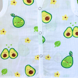 Muslin Button Jabla - Avocado