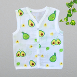 Muslin Button Jabla - Avocado