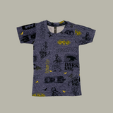 Batman Print Half Sleeve Kids Coords (Unisex) - Half Sleeve T-Shirt and Full Pant