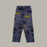 Batman Print Half Sleeve Kids Coords (Unisex) - Half Sleeve T-Shirt and Full Pant