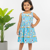 Beach Ride - Sleeveless Cotton Frock