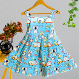 Beach Ride - Sleeveless Cotton Frock