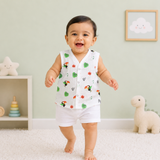 Muslin Button Jabla - Bird