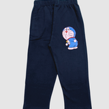 Blue Doraemon Print Kids Lounge Pant Unisex
