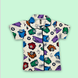 Bob Train Kids Night Suit - Half Sleeve Shirt and Full Pant