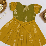 Bommalu Kalamkari Frock - Ammu (Preorder - Dispatch from 23-9-26)