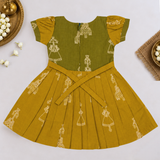 Bommalu Kalamkari Frock - Ammu (Preorder - Dispatch from 23-9-26)
