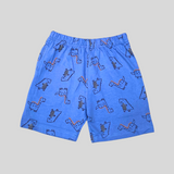 Cartoon Dino Kids Shorts Coord Set (Unisex) - Shorts with Single Side Packet