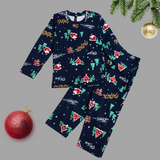 Christmas Believe Full Sleeve Kids Co-ord Set (Unisex) - Pant with Single Side Packet