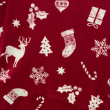 Christmas Deer Print Kids Coord Set (Unisex) - Full Sleeve T-Shirt and Full Pant