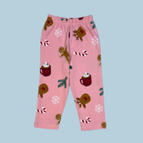 Christmas Candy Love Full Sleeve Kids Coord Set (Unisex) - Full Sleeve T-Shirt and Full Pant