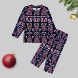 Christmas Deer Full Sleeve Kids Coord Set (Unisex) - Full Sleeve T-Shirt and Full Pant