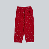 Christmas Glitter Mickey Full Sleeve Kids Coord Set (Unisex) - Full Sleeve T-Shirt and Full Pant