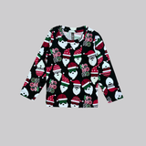 Christmas Ho Ho Cool Santa Kids Coord Set (Unisex) - Full Sleeve T-Shirt and Full Pant