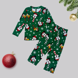 Christmas Joyful Mickey Full Sleeve Kids Coord Set (Unisex) - Full Sleeve T-Shirt and Full Pant