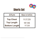 O.Pinky Flowers | Kids Shorts Coords Set