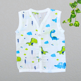 Muslin Button Jabla - Dino