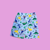 Dino Print Kids Sleeveless T-Shirt Shorts Set (Unisex)