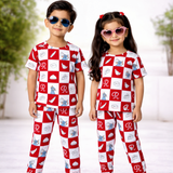 Disney Ratatouille Print Kids Coords (Unisex) - Half Sleeve T-Shirt and Full Pant