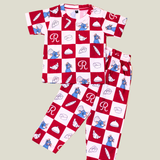 Disney Ratatouille Print Kids Coords (Unisex) - Half Sleeve T-Shirt and Full Pant