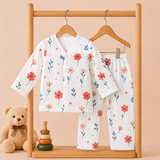 Muslin Full Sleeve Pant Coords - Flower