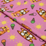 Ice Bluey Kids Coords (Unisex) - Half Sleeve T-Shirt and Full Pant