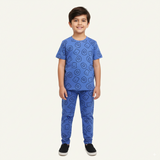 Egg Bread Print Half Sleeve Kids Coords (Unisex) - Half Sleeve T-Shirt and Full Pant