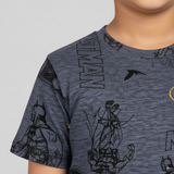 Batman Print Half Sleeve Kids Coords (Unisex) - Half Sleeve T-Shirt and Full Pant