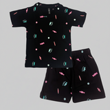 Candy Lover Kids Shorts Coord Set (Unisex) - Shorts with Single Side Packet