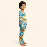 Joy Palm Springs Kids Coord Set (Unisex) - Full Sleeve T-Shirt and Full Pant