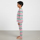 Tree Print Kids Coord Set (Unisex) - Full Sleeve T-Shirt and Full Pant