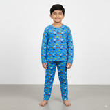 Connect Cars Full Sleeve Kids Co-ord Set (Unisex) - Pant with Single Side Packet