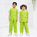 Giraffe Kids Coords (Unisex) - Half Sleeve T-Shirt and Full Pant