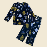Happy Holiday Full Sleeve Kids Co-ord Set (Unisex) - Pant with Single Side Packet