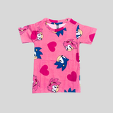 Heart Sonic Kids Coords (Unisex) - Half Sleeve T-Shirt and Full Pant